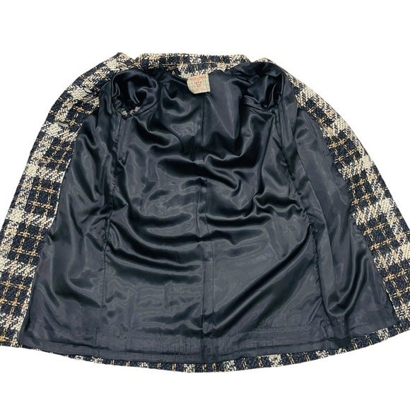 Vintage Peck & Peck Women’s Scottish Fabric Heavyweight Tweed Button Down Coat - Picture 8 of 16